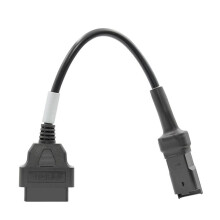 2X OBD Motorcycle Cable for  4 Pin Plug Cable Diagnostic Cable 4Pin to OBD2 16 Pin Adapter