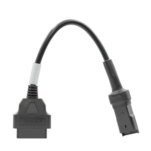 2X OBD Motorcycle Cable for  4 Pin Plug Cable Diagnostic Cable 4Pin to OBD2 16 Pin Adapter