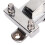 Silver Snare Drum Strainer Throw Off Replacement, Durable Metal Build, Smooth Tension Adjustment 2