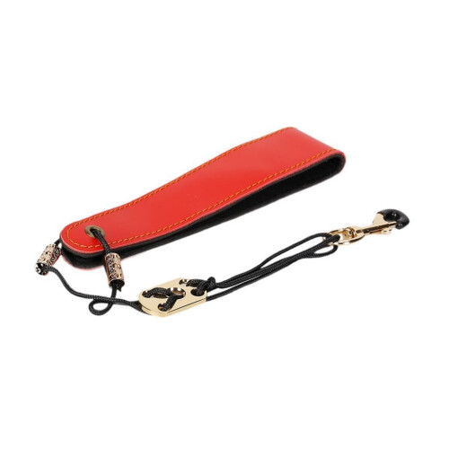 Red PU Leather Saxophone Neck Strap – Lightweight Comfortable Support, Quick Replacement for Performance