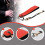 Red PU Leather Saxophone Neck Strap – Lightweight Comfortable Support, Quick Replacement for Performance 2