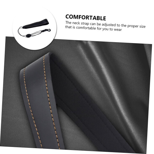 Adjustable Leather Saxophone Neck Strap for Tenor Alto Soprano with Comfortable Support Ref: 1703 2