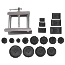 Desktop Uhren GehäUse Presse 18 Matrizen Uhr Vorne Hinten GehäUse Abdeckung Schrauben Presse Presser Close Watchmakers Reparatur Kit Werkzeug