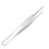 5.5 " Lang Silber Ton Edelstahl Rund Tip Pinzette 1