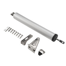 Simple Door Closer Silent Pneumatic Hydraulic Buffer Automatic Household Door Closing Artifact Furniture Hardware silver