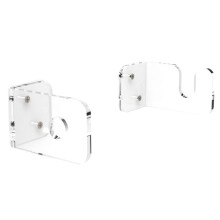 Clear Acrylic Guitar Wall Mount Display Stand, Universal Hanger for Acoustic, Electric, Bass
