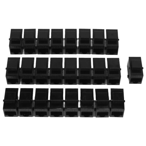25 St Rj45 Coupler Cat6  Jacks Inline Coupler Hona Till Hona Insert Coupler