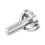 Long 1/4" D-Ring Screw Stainless Steel For Camera Tripod Quick Release Plate Silver 7