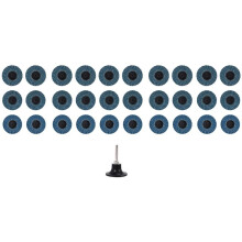 50Mm 2 Inch Flap Disc Schuurschijf voor Rolor Roll Lock Schuurgereedschap Past op Polijsten Metaal Ijzer Roest Verwijdering Slijpschijf