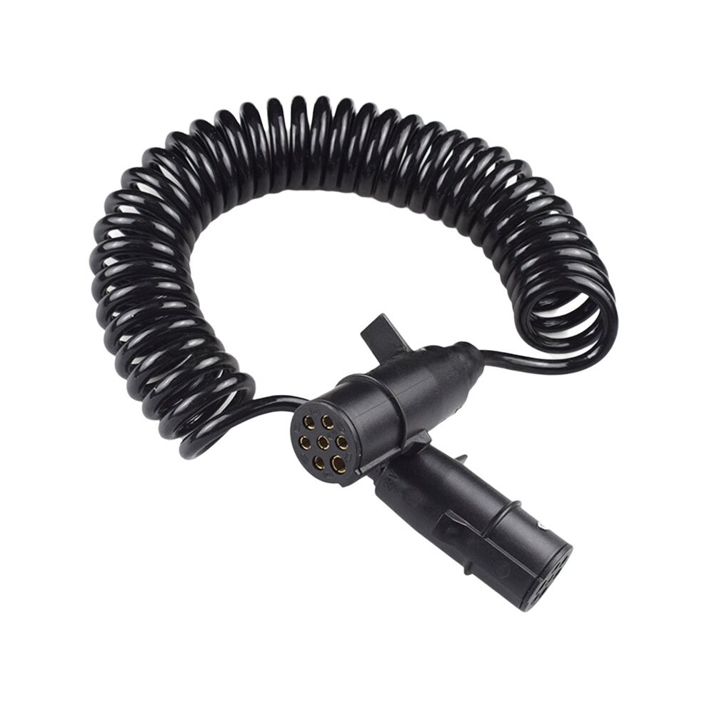 7-Core Spiral Cable Semi-Trailer Connection Cable For Truck And Trailer Breakaway Electrical Plugs 6032982444361