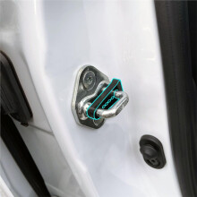4PCS Door Lock Buffer Damper for Accord 2002-2023 Soundproof Insulation Quiet Deaf Creaking Noise Seal Stopper