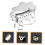 Cloud Shaped Mandolin Tailpiece Metal Parts for Secure String Anchoring and Easy Replacement 3
