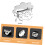 Cloud Shaped Mandolin Tailpiece Metal Parts for Secure String Anchoring and Easy Replacement 4