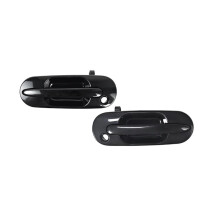 2Pcs Car Front Exterior Door Handle Outside Outer Kit for  CR-V CRV 1997-2001 Left & Right Black Accessories
