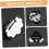 Mandolin Tailpiece Replacement Set Metal Accessory for Stable Pitch Tuning and Enhanced Sound Precision 5