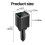 7-In-1 Retractable Car Charger with Digital Voltmeter USB+PD Port Fast Charging Cable 3 Type C 9