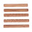 5PCS Pottery Tools Wood Hand Rollers for Clay Clay Stamp Clay Pattern Roller 5