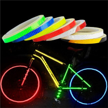 8m Car Reflective Tapes Reflectors Warning Tape Night Safety Sticker for Bicycle Car Motorcycle Green