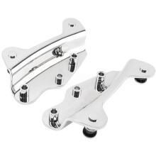 Motorcycle Chrome Detachable Sissy Bar Rack for Davidson Glide Street Glide 2009-2013