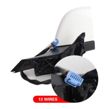 Car Side Rearview Mirror Assembly 13 Pin Power Fold Heated Rearview Mirror for Model 3 2017-2023 Right