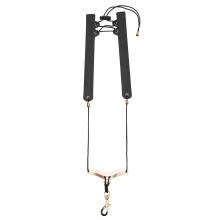 Saxophone Shoulder Strap with Adjustable Width Comfort and Secure Metal Buckles, Folding Leather