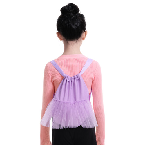 Practical Dance Gear Organiser Bag For Ballet Classes-Purple