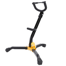 Metal Foldable Adjustable Alto Tenor Saxophone Stand with AntiSlip Rubber Feet for Easy Storage