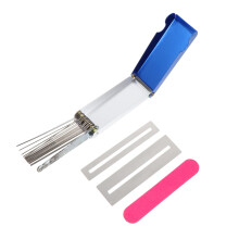Guitar Tool Set with Nut Slotting Files and Fret Erasers for Precise Setup and Clean Polishing