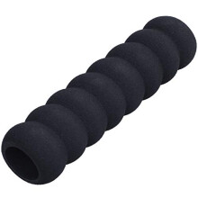Soft Foam Door Knob Cover with Impact Cushioning and Noise Reduction, Black Handle Protector for Home Safety