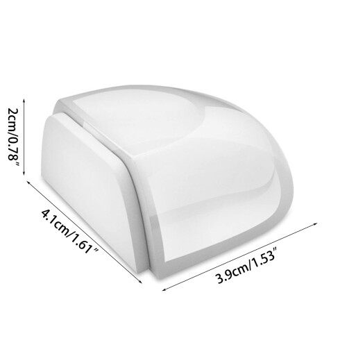 Clear Self Adhesive Door Stop with Impact Absorption, NoDrill Wall Protector for Home 2