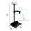 Under Desk CPU Mount Adjustable Metal PC Tower Holder with Space Saving and Improved Airflow Design 2
