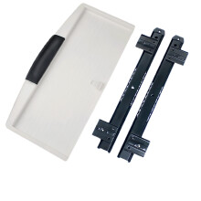 Keyboard Drawer Slides 14 Inch Ball Bearing Slide Rails Black Heavy Duty Smooth Glide Easy Install