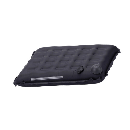 Extremely thin 2.75 In Depth Push To Fill Inflatable Seat-Black