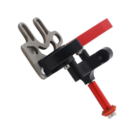 Underwater Shutter Trigger Extension Lever for Camera, Aluminum Alloy, Black Red 2