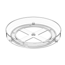 1Pack Lazy Organizer, 9.5 Inch Lazy Turntable for Cabinet, Organizer for Pantry Organizers and Storage