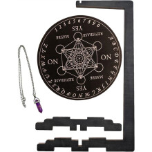 Pendulum Display Stand, Ornament Stones Rocks Pendulum Holder, Jewelry Crystal Display Stand, for Reading Setup B