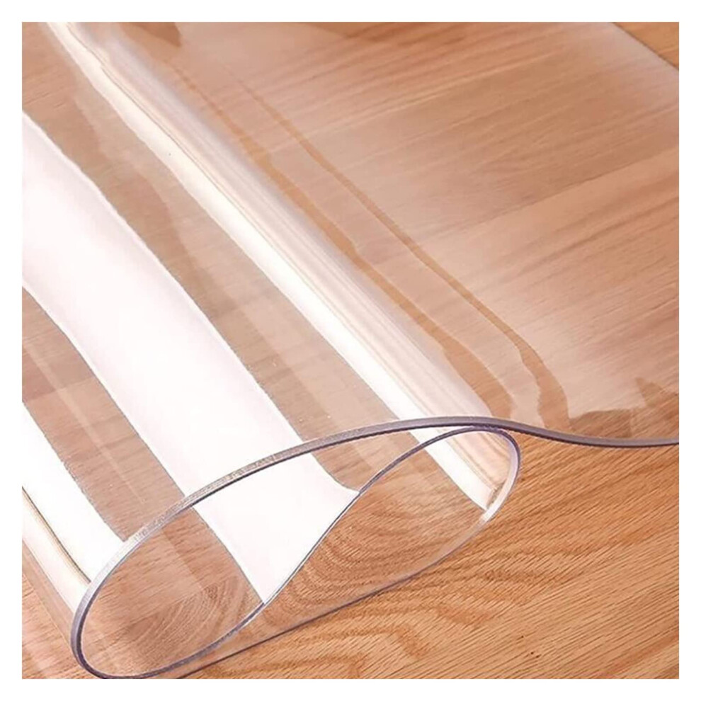 Clear Floor Protector Pvc Floor Mat Transparent Non Slip Scratch Resistant For Wood And Tile Floors 1.5Mm 9092120918762