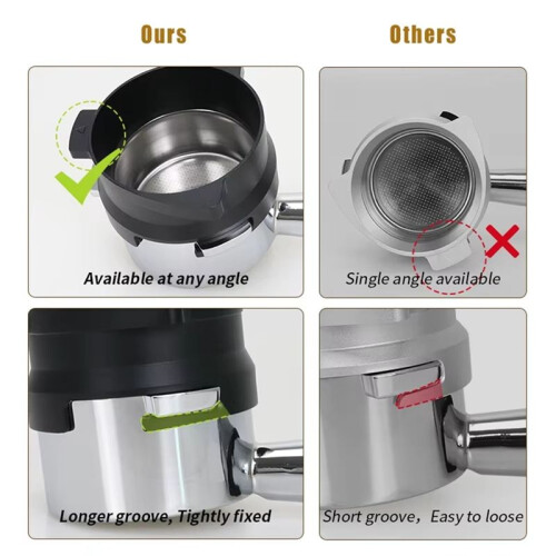 54mm Espresso Dosing Funnel Ring - Funnel Tool Coffeeware, Coffee Machine Accessories, Coffeeware B 1