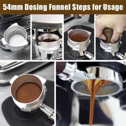 54mm Espresso Dosing Funnel Ring - Funnel Tool Coffeeware, Coffee Machine Accessories, Coffeeware B 2