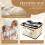 Bread Proofing Box with Heater for Precise Temperature Fermentation, Folding Zippered Dough Proofer Warming Box EU Plug 5