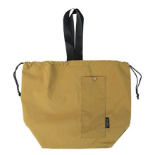 Grand Sac à Lunch de Couleur Unie avec Cordon de Serrage, Portable, Isotherme, pour Pique-Nique, Rangement, Boîte à Bento