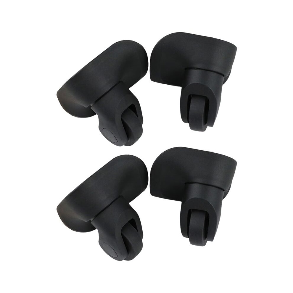 2Pair Replacement Luggage Wheels For Suitcases Silent Luggage Spinner Caster A08 Rubber Wheels Trolley Accessories Black 6031005057069
