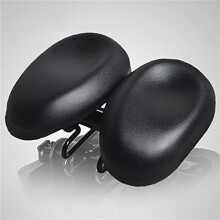 2X New Noseless Bicycle Comfortable Bicycle for Men Women Ergonomic Soft Double Pad Saddle Cushion