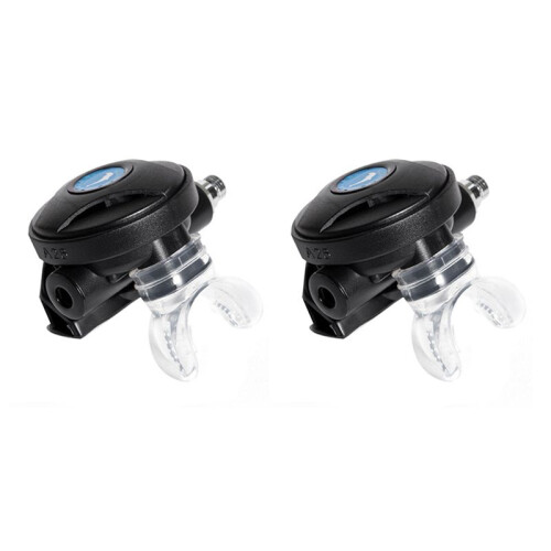 2X Scuba Diving 2Nd Stage Regulator Professionale Subacquea Subacquea Octopus Diving Regulator Equipment Accessorio-Nero