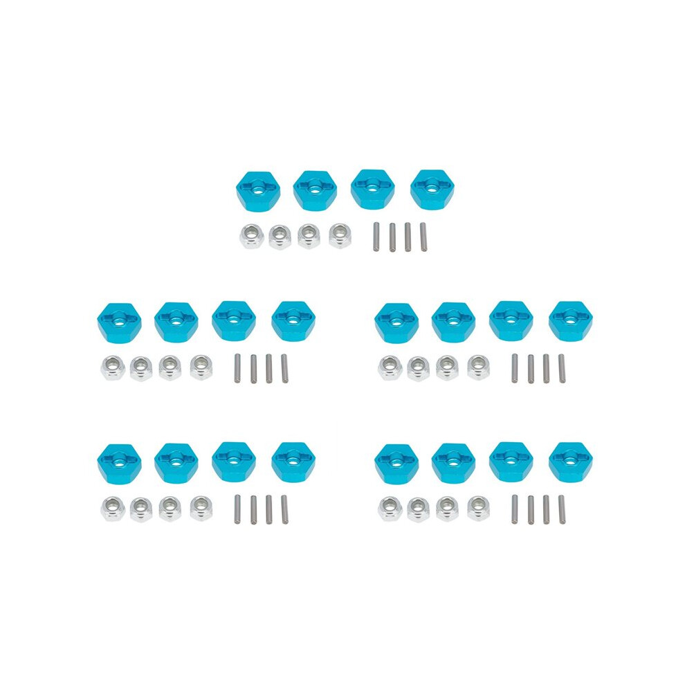 Photos - Other Transmission Components 20Pcs Metal 12MM Wheel Hex Adapter for TT01 TT-01 TT02 XV01 TB-04 WT-01N 1/10 RC Car Upgrade Parts