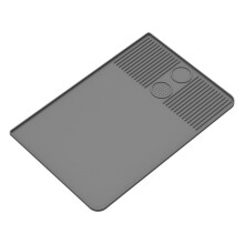 Large Silicone Non-Slip Coffee Machine Mat, Heat & Shock Absorbing, Coffee Counter Mat 40.5x60.9cm