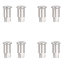 8X Metal Front Wheel Hex Hub Adapter for LDRC AE86 A86 A86P LD1801 1/18 RC Car Upgrade Parts Accessories