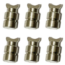 6X Metal Semilunar Pin Fishing Wheel Half Moon Suitable for Abu Water Drop Wheel BMAX SMAX PMAX Revo