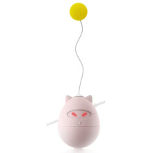 Jouet Amusant pour Chat, Jouet Interactif pour Chat, Jouet pour Animaux de Compagnie avec Rotation et Trébuchement, Jouet Intelligent pour Chats, A