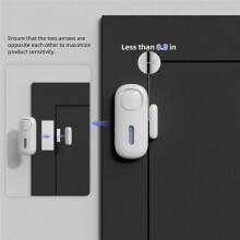 Wireless Door Alarms When Opened with Remote,Door Security Sensor Chime Window Alarm Pool Alarm Door Alarm 2 Pack